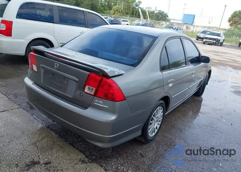 2005 Honda Civic Ex из США, поврежденный, VIN 2HGES25745H540456